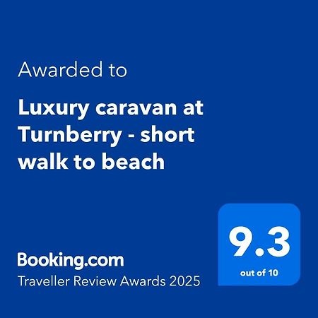 Luxury Caravan At Turnberry - Short Walk To Beach Girvan Exteriör bild